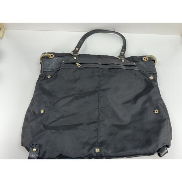 Hayden Harnett Black Ibiza Convertible Large Tote Travel Bag - Picture 2 of 14